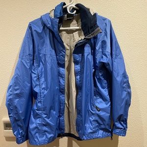 Marmot Water-Resistant Windbreaker Women's LARGE Blue